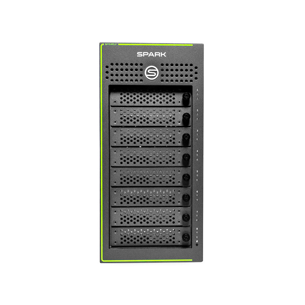 Symply SPARK XT Desktop 8 Bay Thunderbolt 3 RAID 112TB inc HardCase