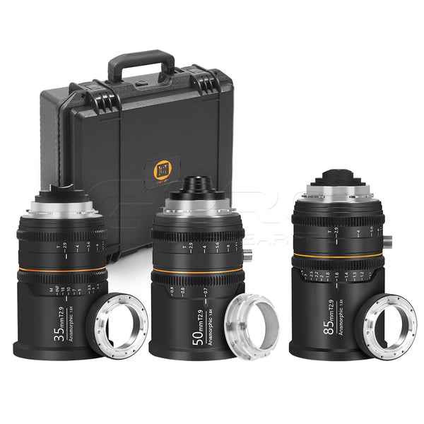 BLAZAR (Great Joy) 1.8X Anamorphic 3-Lens Bundle 35mm+50mm+85mm PL&EF/RF/L/E Mount