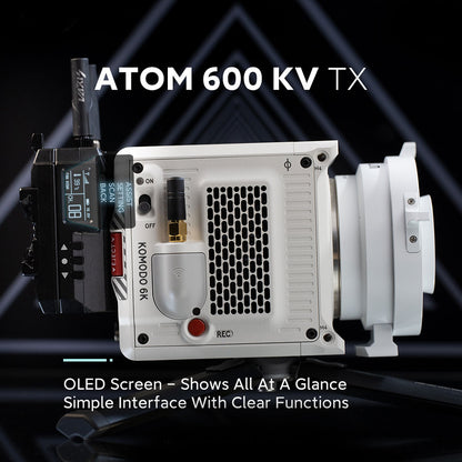 VAXIS ATOM 600 KV SDI/HDMI Wireless Transmission System For RED KOMODO 600ft (White)