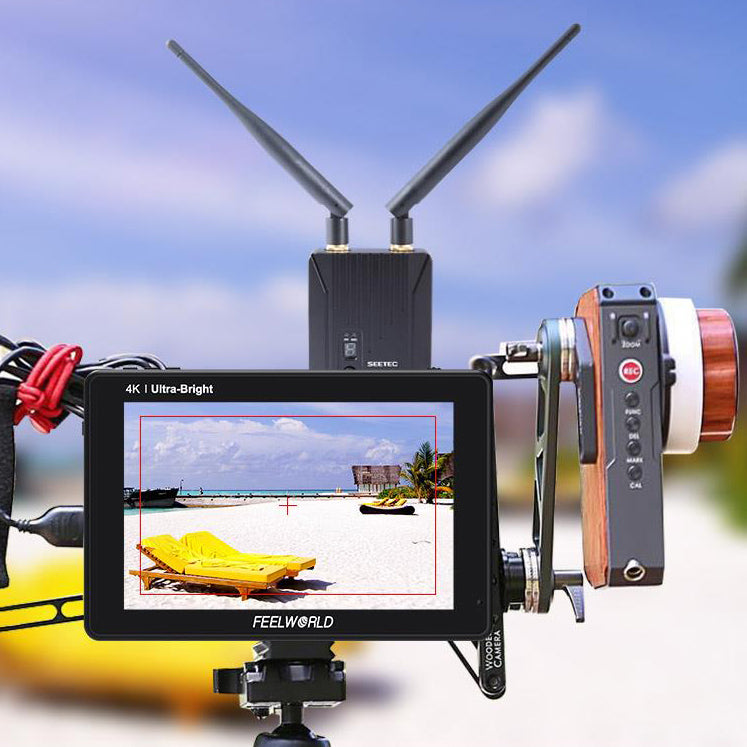 FEELWORLD LUT7S 7 Inch 2200nits 3D LUT Touch Screen DSLR Camera Field Monitor with Waveform VectorScope  - CINEGEARPRO