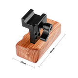 CGPro Mini Wooden Handle Grip with NATO Clamp NATO Handles - CINEGEARPRO