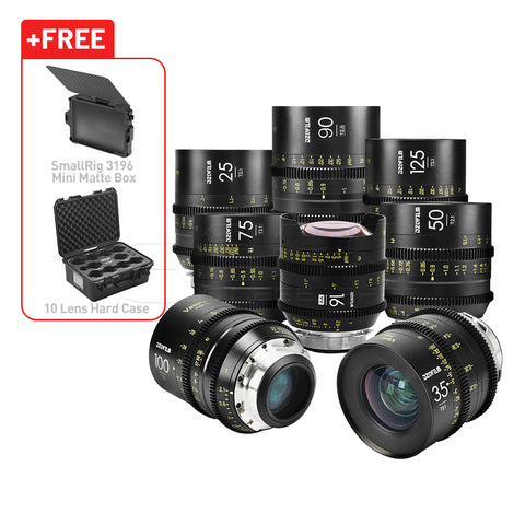 DZOFILM VESPID Prime Full Frame Cinema 8 Lens Set PL&EF interchangeable Mount