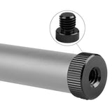 CGPro 15mm Aluminum Rod  Extension M12 Thread 4-18 inch (Pair) Support Rods - CINEGEARPRO