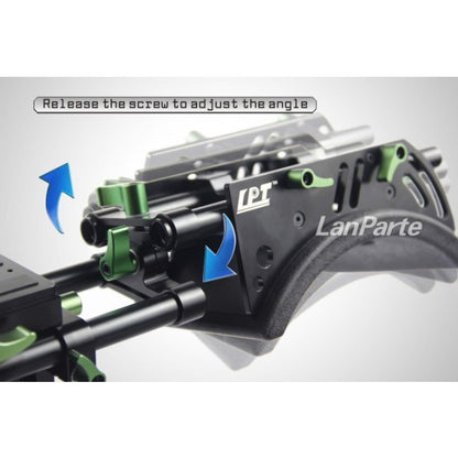 LanParte SS-02 Shoulder Support with V-Mount Lock Shoulder Support - CINEGEARPRO