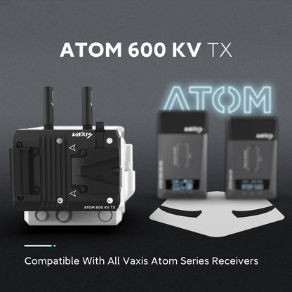 VAXIS ATOM 600 KV SDI/HDMI Wireless Transmission System For RED KOMODO 600ft (White)