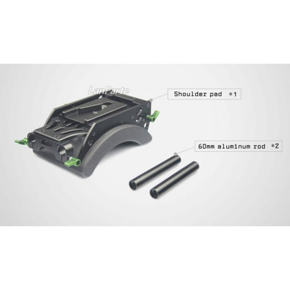 LanParte SS-02 Shoulder Support with V-Mount Lock Shoulder Support - CINEGEARPRO