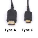 CGPro Hyper-Thin Super Flexible HDMI Cable A Male to C Male (1FT/2FT/3FT/6FT) HDMI Cable - CINEGEARPRO