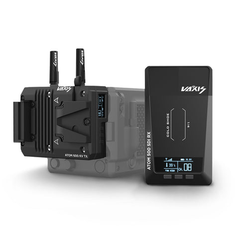 VAXIS ATOM 600 KV SDI/HDMI Wireless Transmission System For RED KOMODO 600ft (Black)