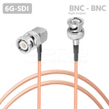 CGPro Ultra Thin Right Angled BNC to BNC Male HD-SDI 6G-SDI Cable SDI Cable - CINEGEARPRO