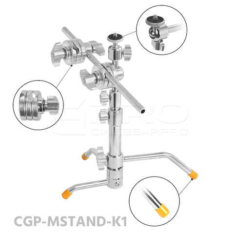 CINEGRIPPRO 3 Sections Mini C-Stand