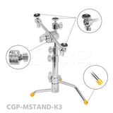 CINEGRIPPRO 3 Sections Mini C-Stand