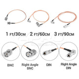 CGPro Ultra Thin BNC/DIN HD-SDI 6G-SDI Cable Bundle Pack