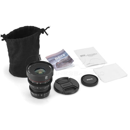 MEIKE 50mm T2.2 Manual Focus Cinema Prime Lens Lens - CINEGEARPRO