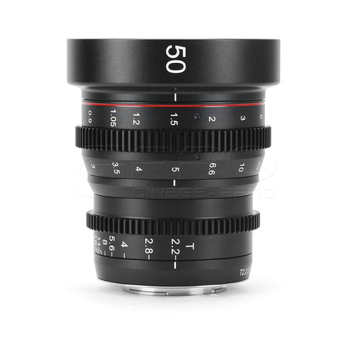 MEIKE 50mm T2.2 Manual Focus Cinema Prime Lens MFT Mount