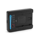 Vlogger Portable LP-E6 Charger With RGB LED Light