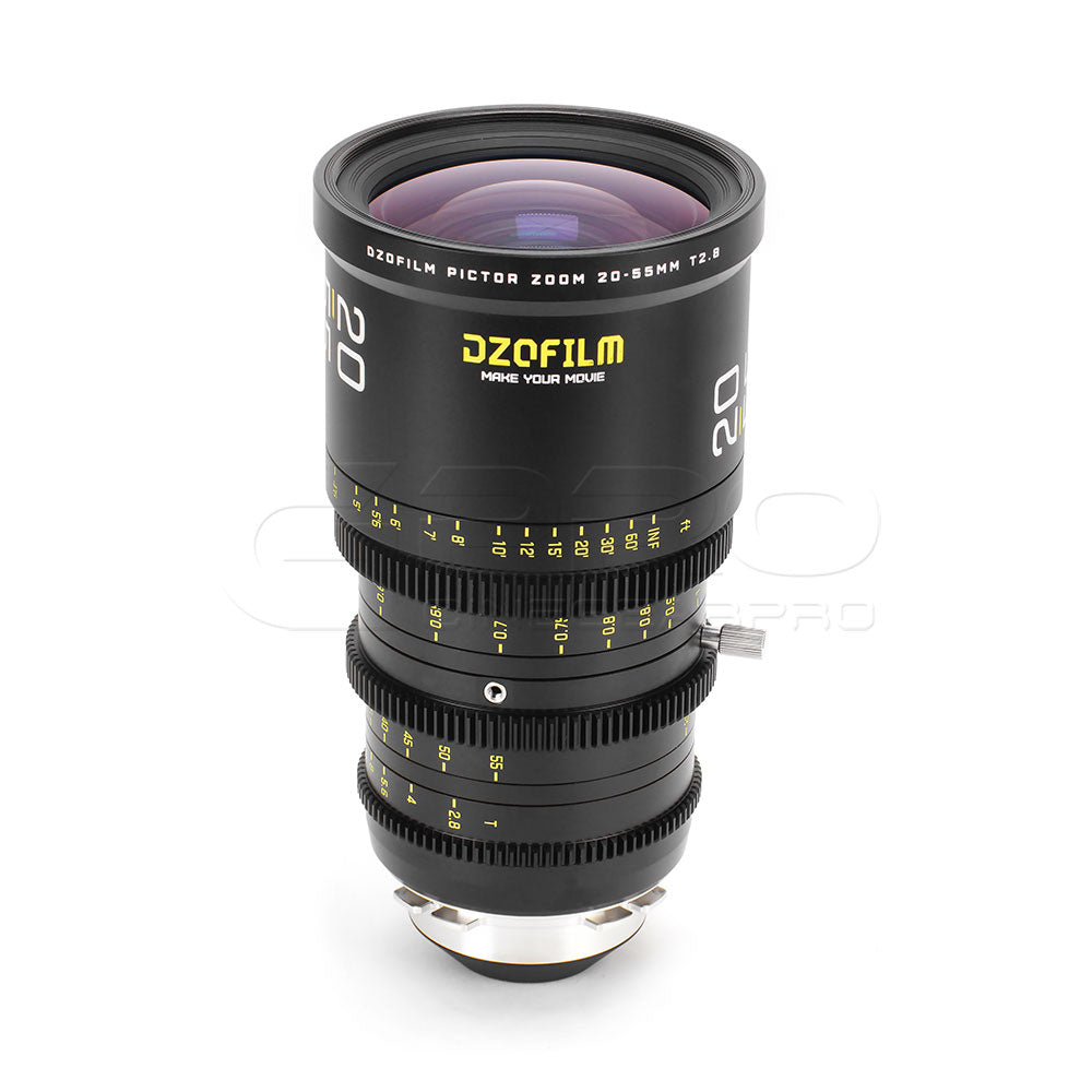 DZOFILM Pictor Zoom 20-55mm T2.8 Super35 Cinema Lens (PL&EF interchangeable Mount, Black)