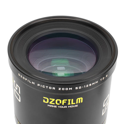 DZOFILM Pictor Zoom 50-125mm T2.8 Super35 Cinema Lens (PL&EF interchangeable Mount, Black)