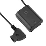 CGPro NP-FZ100 D-TAP Dummy Battery Input 10-20V Output 8.0-8.4V For SONY a7III/a7RIII/a7RIV/a9 DC Coupler/Dummy Battery - CINEGEARPRO