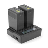 CGPro BP-U Dual Digital Battery Charger w/ LCD Display For Sony BP-U75/U30/U60 Charger - CINEGEARPRO