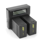 CGPro BP-U Dual Digital Battery Charger w/ LCD Display For Sony BP-U75/U30/U60 Charger - CINEGEARPRO