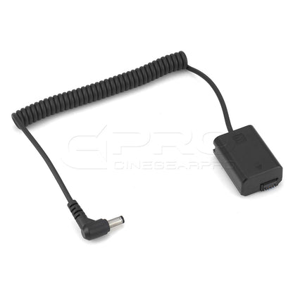 CGPro NP-FW50 DC 5.5x2.5mm Dummy Battery Input 10-20V Output 8.0-8.4V for Sony Alpha Cameras DC Coupler/Dummy Battery - CINEGEARPRO
