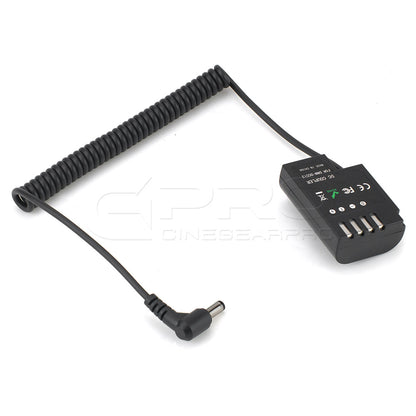 CGPro DMW-DCC12 (DC 5.5x2.5mm) Dummy Battery Input 10-20V Output 8.5-9.15V For Panasonic GH5 GH4 GH3 DC Coupler/Dummy Battery - CINEGEARPRO