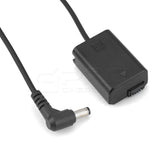 CGPro NP-FW50 DC 5.5x2.5mm Dummy Battery Input 10-20V Output 8.0-8.4V for Sony Alpha Cameras DC Coupler/Dummy Battery - CINEGEARPRO