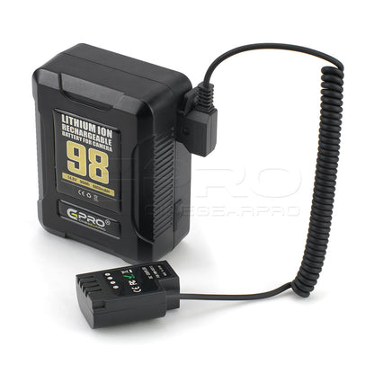 CGPro DMW-DCC12 (D-TAP) Dummy Battery Input 10-20V Output 8.5-9.15V For Panasonic GH5 GH4 GH3 DC Coupler/Dummy Battery - CINEGEARPRO