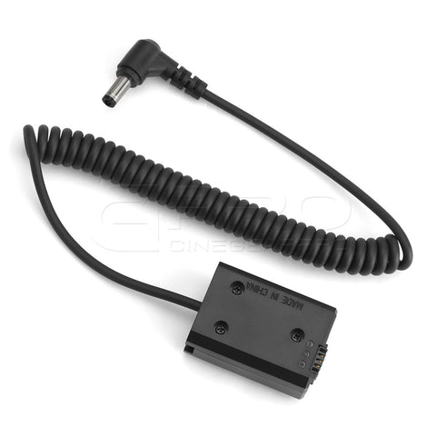 CGPro NP-FW50 DC 5.5x2.5mm Dummy Battery Input 10-20V Output 8.0-8.4V for Sony Alpha Cameras
