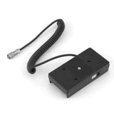 CGPro BP-U Battery Plate w/ BMPCC 4K Coiled Power Cable Battery Plate - CINEGEARPRO