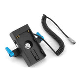 CGPro BP-U Battery Plate w/ BMPCC 4K Coiled Power Cable Battery Plate - CINEGEARPRO