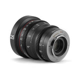 MEIKE 25mm T2.2 Manual Focus Cinema Prime Lens Lens - CINEGEARPRO