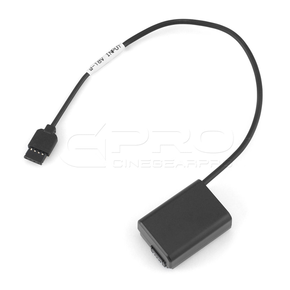 CGPro NP-FW50 Dummy Battery for DJI Ronin-s Compatible Sony Alpha a6500/a6400/a6300/a7 II/a7S/a7S II DC Coupler/Dummy Battery - CINEGEARPRO