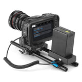 CGPro BP-U Battery Plate w/ BMPCC 4K Coiled Power Cable Battery Plate - CINEGEARPRO
