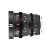 MEIKE 25mm T2.2 Manual Focus Cinema Prime Lens Lens - CINEGEARPRO