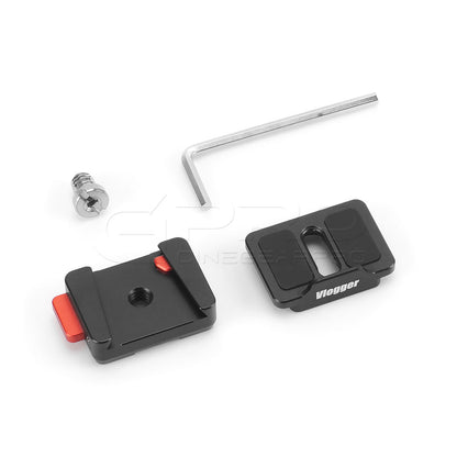 Vlogger Quick Release Adapter W/ Mounting Plate