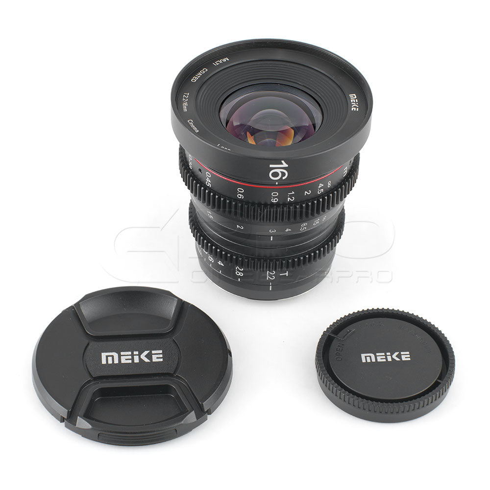 MEIKE 16mm T2.2 Manual Focus Cinema Prime Lens (MFT Mount) Lens - CINEGEARPRO