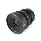 MEIKE 25mm T2.2 Manual Focus Cinema Prime Lens Lens - CINEGEARPRO