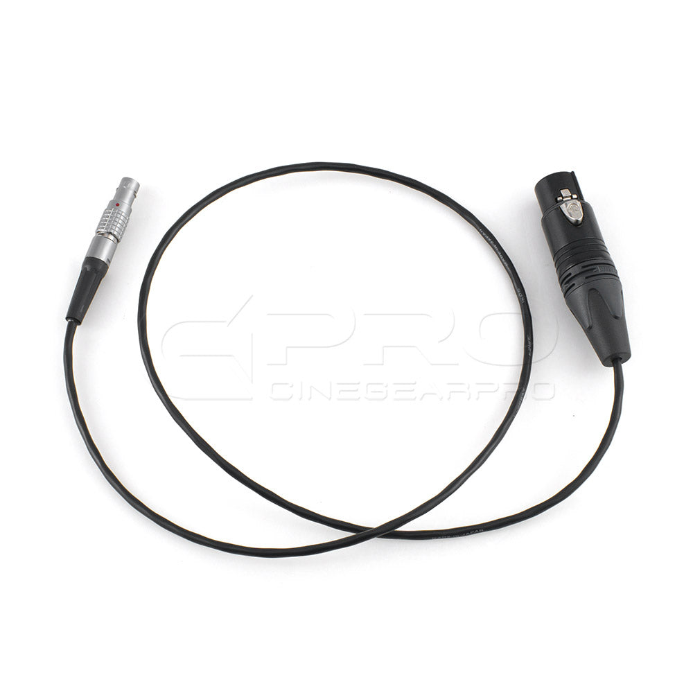 CGPro 5 Pin Lemo To XLR Female 3 Pin Cable for ARRI Alexa Mini Power Cable - CINEGEARPRO