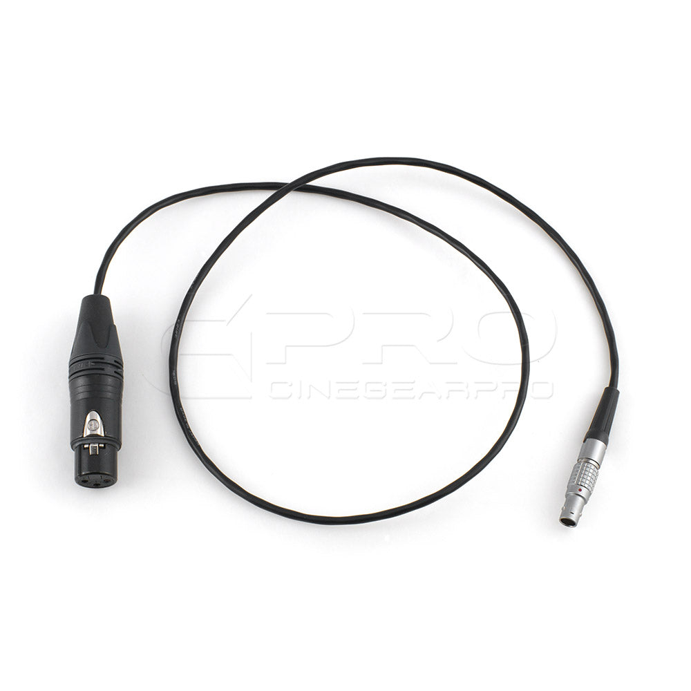 CGPro 5 Pin Lemo To XLR Female 3 Pin Cable for ARRI Alexa Mini Power Cable - CINEGEARPRO