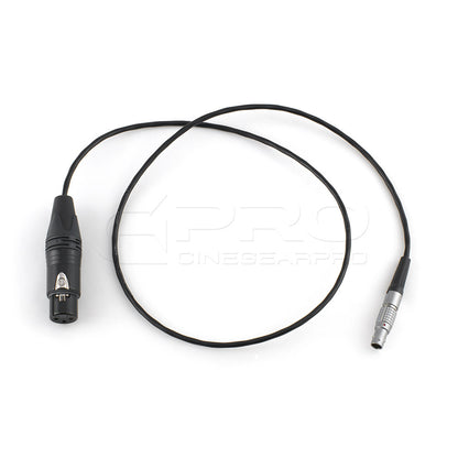 CGPro 5 Pin Lemo To XLR Female 3 Pin Cable for ARRI Alexa Mini Power Cable - CINEGEARPRO