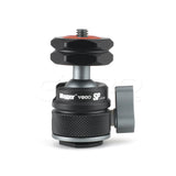 Vlogger Multi-Functional Ball Head with Removable Cold Shoe Mount Maximum Payload 5KG Mount - CINEGEARPRO