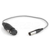 CGPro Mini XLR To XLR FemaleCable for Blackmagic Design Pocket Cinema Camera 4K BMPCC 4K Audio Cable - CINEGEARPRO