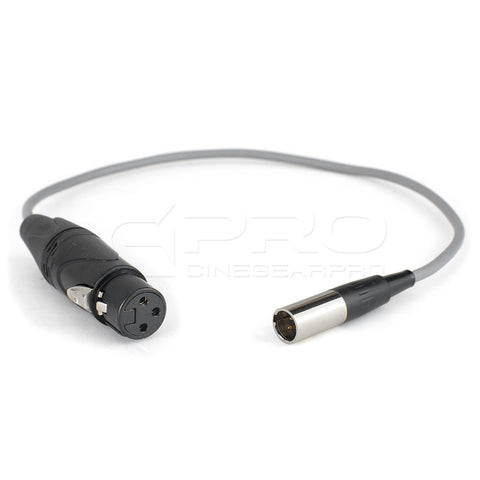 CGPro Mini XLR To XLR Female Cable for BMPCC 4K/6K/6K Pro