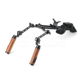 CGPro ARRI Rosette Leather Dual Handgrip Rosette Handles - CINEGEARPRO