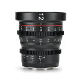 MEIKE 12mm T2.2 Manual Focus Cinema Prime Lens (MFT Mount) Lens - CINEGEARPRO