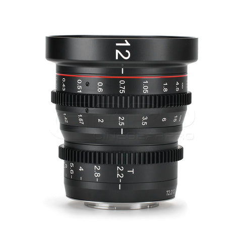 MEIKE 12mm T2.2 Manual Focus Cinema Prime Lens MFT Mount