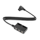 CGPro D-Tap To LEMO 3 Pin male connector Coiled Power Cable Power Cable - CINEGEARPRO