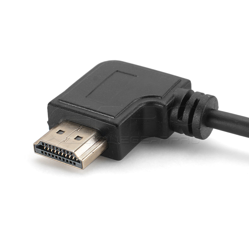 CGPro AM-AML-SC HDMI (A) to Right/Left Angle HDMI (A) Spring Curl Flexible Cable  - CINEGEARPRO