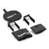 NanLite BD-PT15C+EC Barndoor with eggcrate for PavoTube 15C Lighting Accessories - CINEGEARPRO